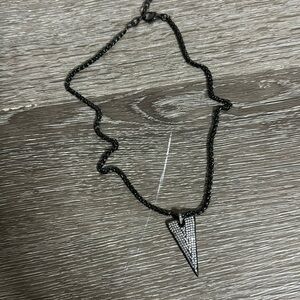 Bellaforma necklace with rhinestones and pendant. NWOT. Never worn.